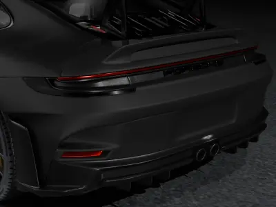 Porsche GT3 RS 2023 3D model