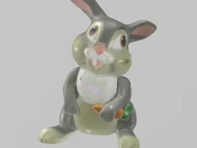 rabbit bunny figurine 3D print model