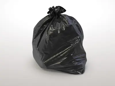 Garbage Bag 01 3D model