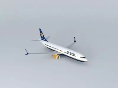 Icelandair Boeing 737 MAX 8 3D model