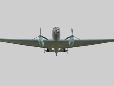 JUNKERS Ju86 R-1 GERMANYS U2 HIGHFLYING SPY PLANE - 3D model