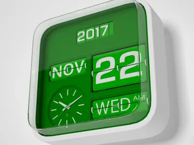 Habitat Flap Cklock 3D model