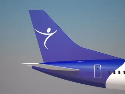 Aercap 737 Boeing 737 max 10 3D model