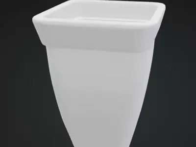 Flower Pot 3D Model Decorative Planter Free 3D print model