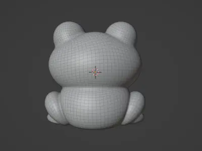 Frog Character 3D model  3D model