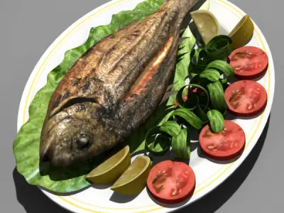 Food Fish 3D model