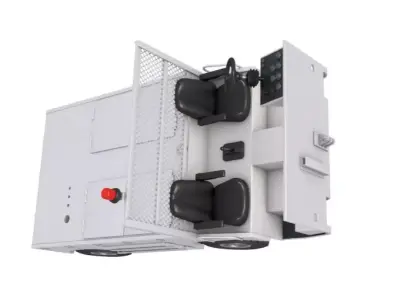 Military Aircraft Tugs 3D model