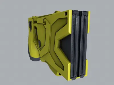 Police Taser X2 Low-poly 3D model