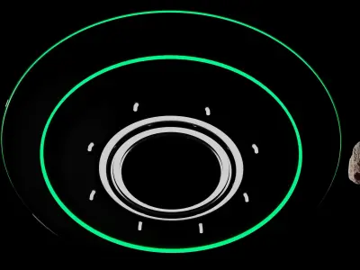 UFO high geometry 3D model