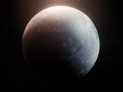 Photorealistic Pluto High-Res Textures and Sci-Fi Music Pack Low-poly 3D model