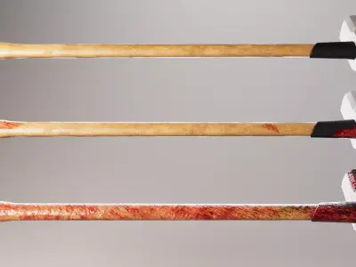 Sledge Hammer COLLECTION Low-poly 3D model