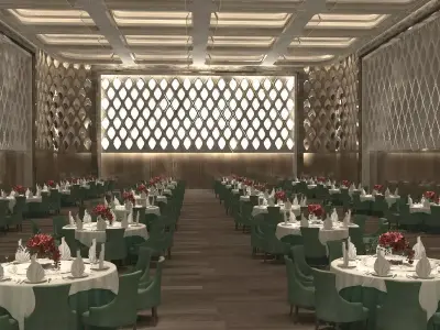 Banquet Hall 3D model