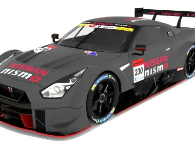 Nissan GT-R NISMO GT500 Super GT 3D model