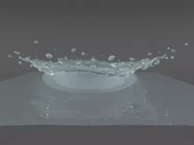 Splash 01 3D model