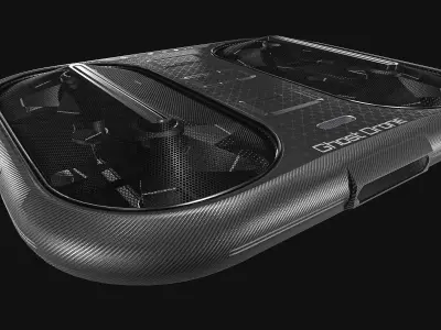 Small Military Drone Low-poly 3D model