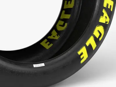 Goodyear Eagle Tire Low-poly 3D model