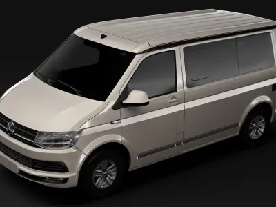VW California T6 2018 3D model