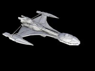 Star Trek - Klingon Raptor - 3D Printable Model 3D print model purchase