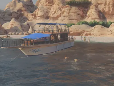 Magellan Trip Boat 3D model