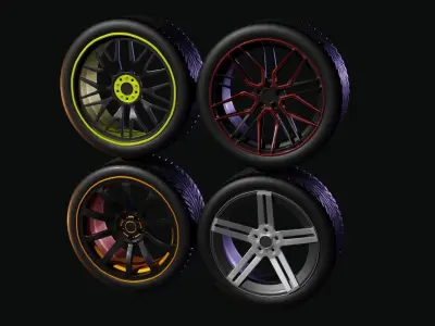 RIM PACK Low-poly 3D model
