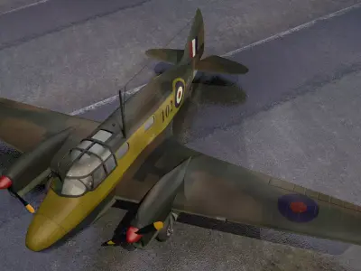 Airspeed AS10 Oxford Mk-1 3D model