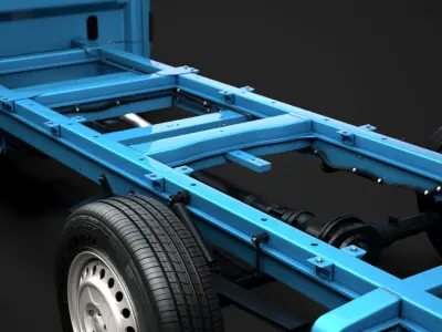 Mercedes Sprinter Chassis Single Cab L3 RWD 2020 3D model