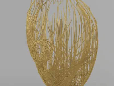 Metal bear Free 3D model