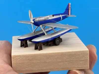 Supermarine S6B 1-144 scale 3D print model