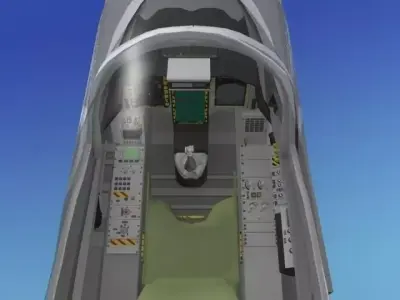 SAAB JAS 39 Gripen V08 3D model