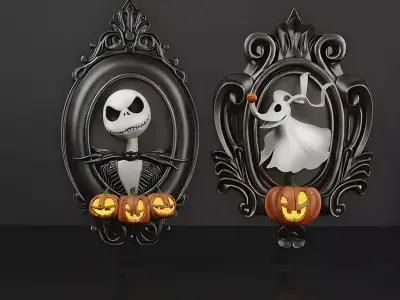 3D Frame Set - Jack and Zero - Commercial License 3D print model