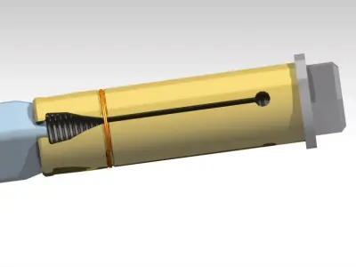 Shield Anchor Loose Bolt Free 3D model