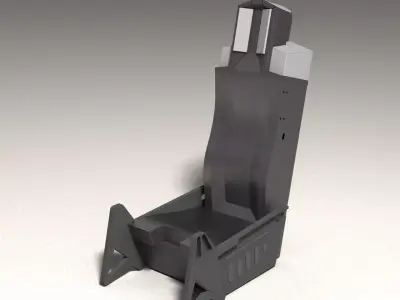 F16 Seat Actual Dimensions 3D print model