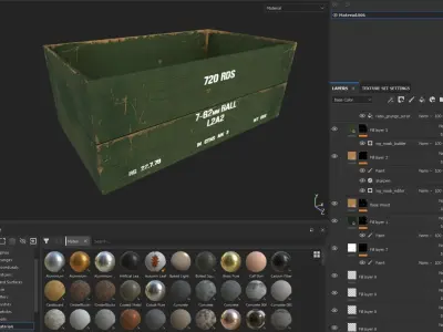 Army Crate Free 3D model