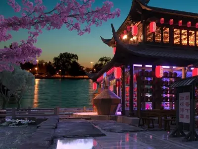 Ancient buildings 3D model