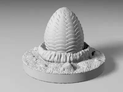 Creature Egg Free 3D print model