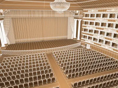 Old theatre 3D model