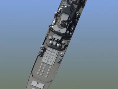 Kirov Battle Cruiser 3D model