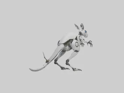 Robot version of a robot kangaroo model 3D model