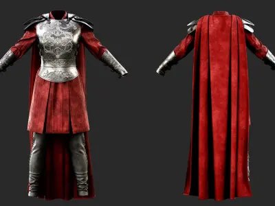 Female Fantasy Outfit 3D model