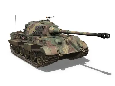 Panzerkampfwagen VI - Ausf B - Tiger II 3D model