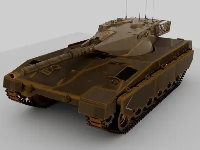mkrkava MKI Low-poly 3D model
