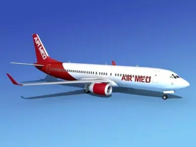 Boeing 737-800 AirMed 3D model