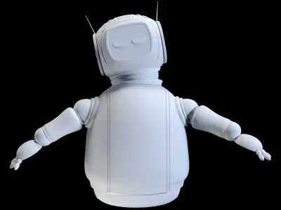 Cute Robot 3D model