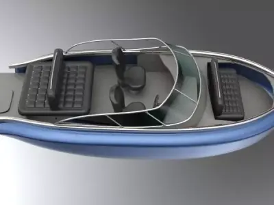 Sailing Family Boat 3D model