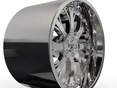 ASANTI AF153 WHEEL 3D MODEL 3D model