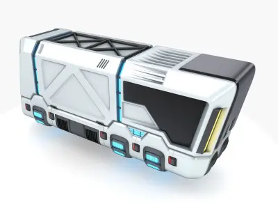 Hover truck 02 3D model