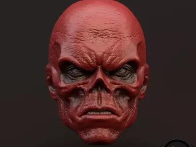 RedSkull Johann Shmidt 3D printable for action figures 3D print model