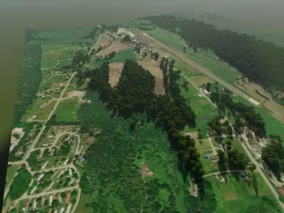 Morrisville-Stowe Airport Vermont 3D model