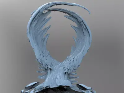 Dinosaur Spine Arch 3 3D model