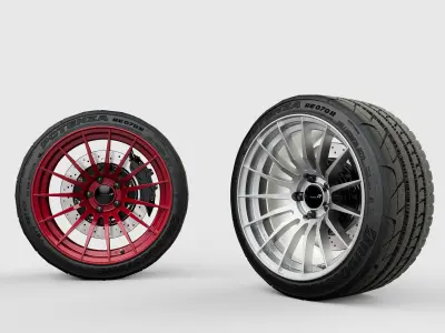 Enkei RS05RR automotive -RIM ONLY- 3D model